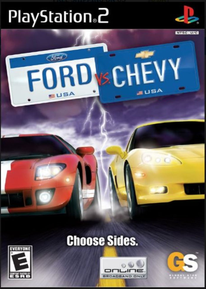 Ford vs. Chevy video game for PlayStation 2