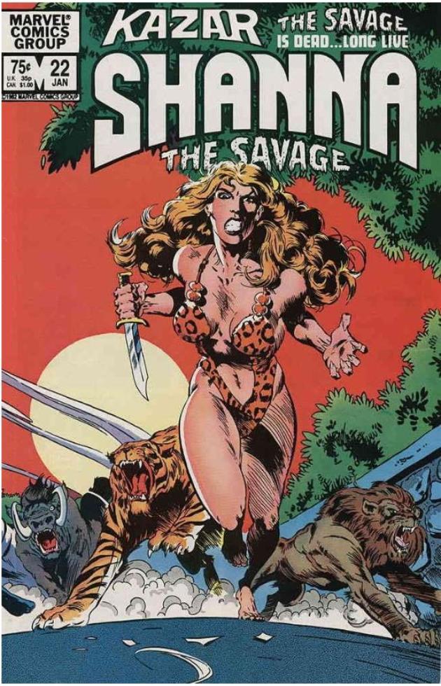 KaZar the Savage, issue #22, january 1983, comic book