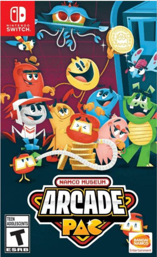 namco museum arcade pac man for nintendo switch