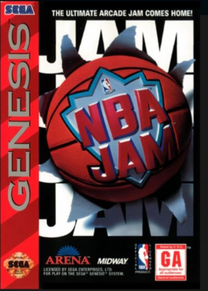 nba jam for sega genesis