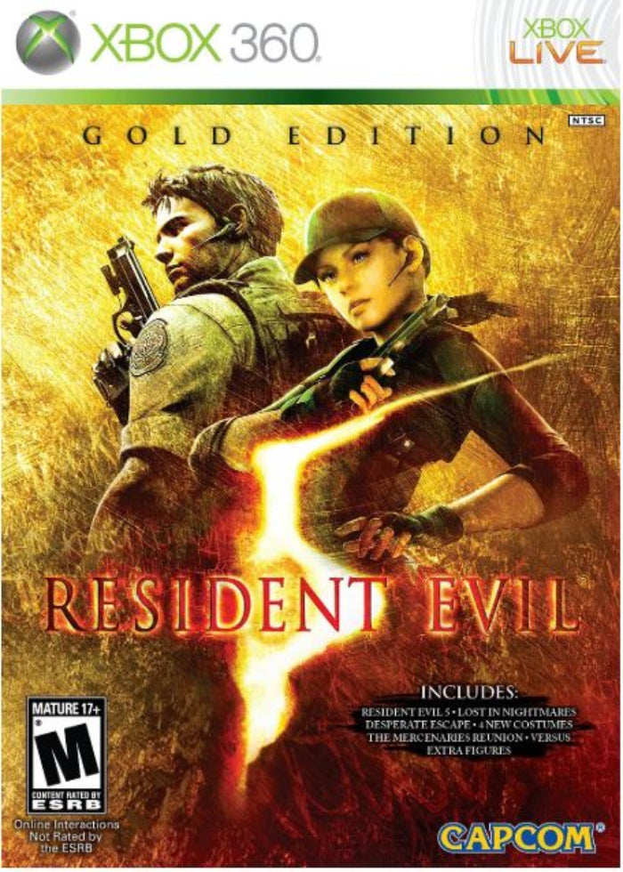 Resident Evil 5, Gold Edition, for Xbox 360