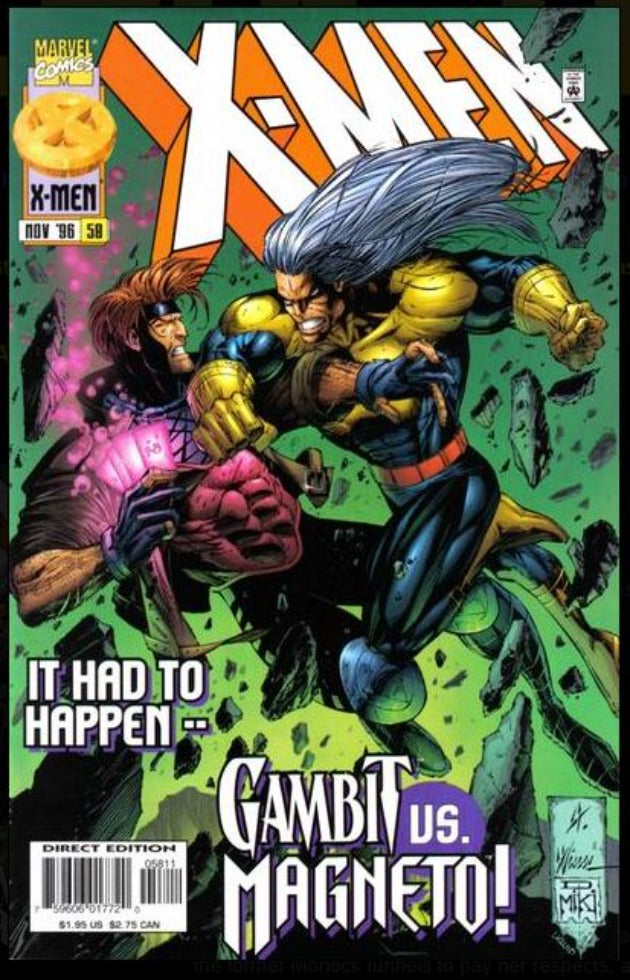 X-Men, Volume 2, Issue #58, November 1996 Direct Edition Comic Book