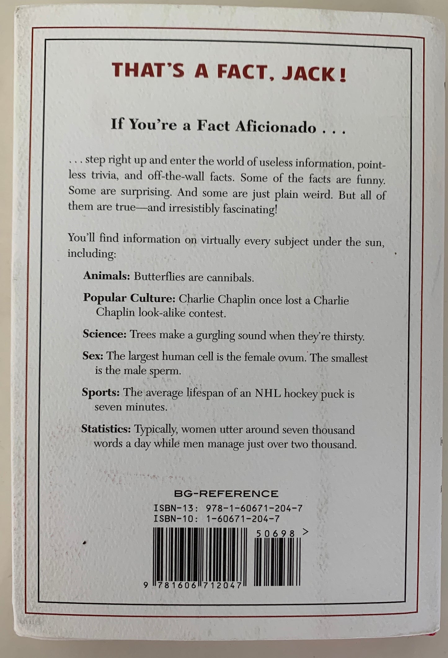 That’s a Fact Jack