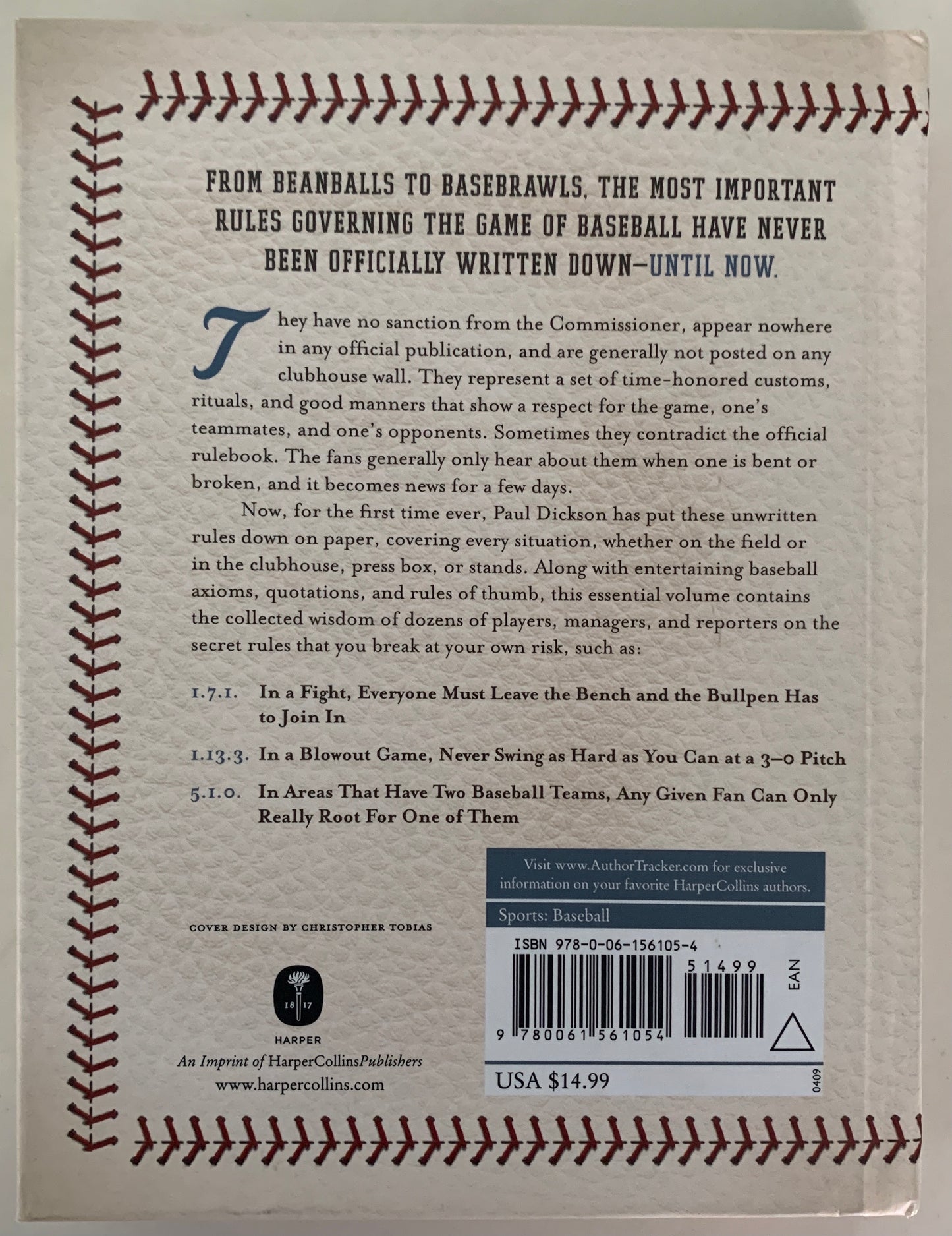 The Unwritten Rules of Baseball