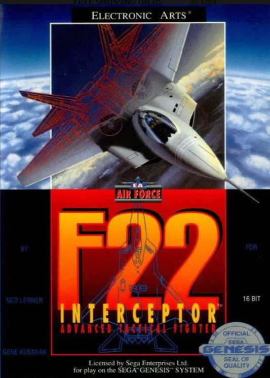 f22 interceptor for the sega genesis