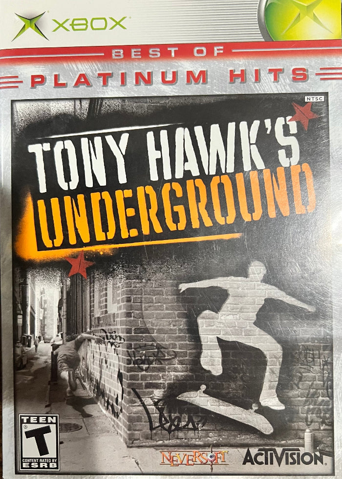 Tony Hawk's Underground, Best of Platinum Hits, Original Xbox