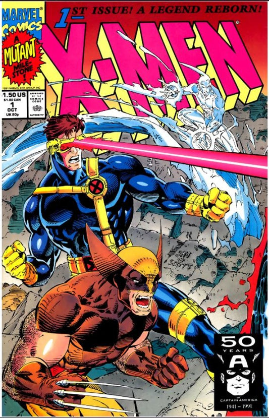 X-Men, Volume 2, Issue #1, October 1991, Wolverine cover, Comic Book