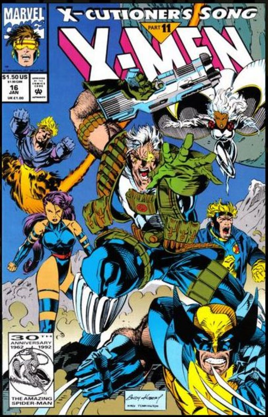 X-Men Comic Book, Volume 2, Issue #16, January 1993