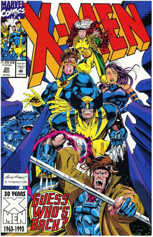 X-Men, Volume 2, Issue #20, May 1993, Comic Book