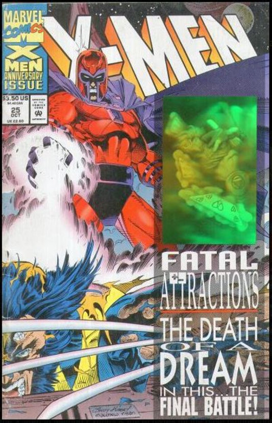 X-Men, Volume 2, Issue #25, October 1993, Comic Book