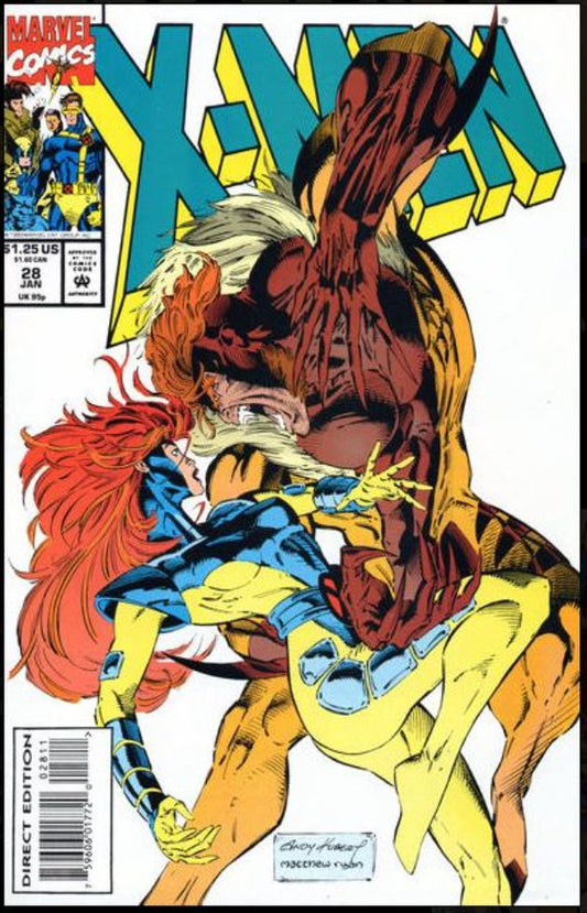 X-Men, Volume 2 Issue #28, January 1994, Direct Edition Comic Book