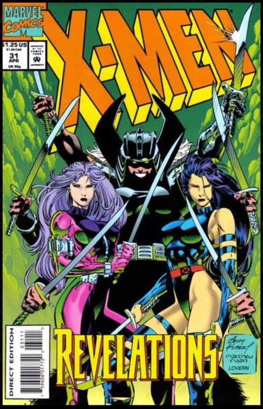 X-Men Comic Book, Volume 2, Issue #31, April 1994 Direct Edition