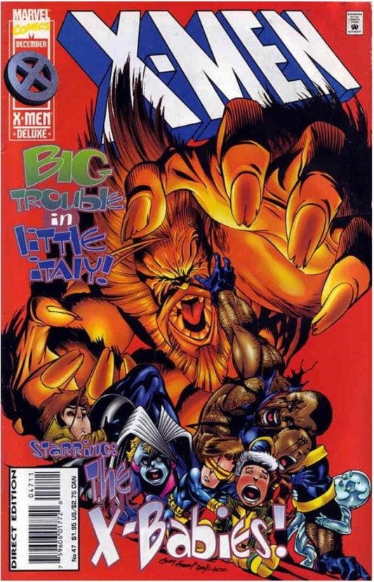 X-Men Volume 2, Issue #47, December 1995, Direct Edition, Comic Book