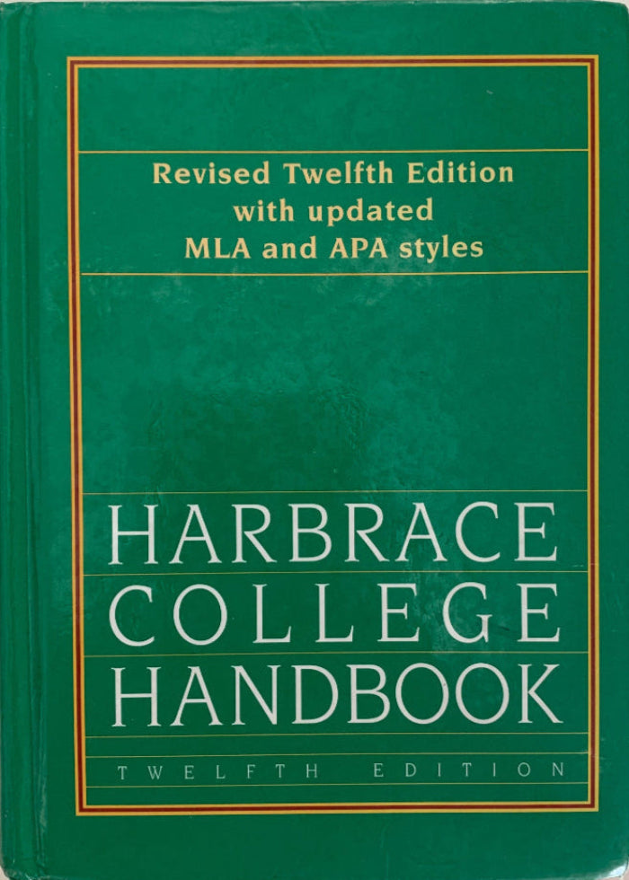 Harbrace College Handbook, Twelfth Edition, Book