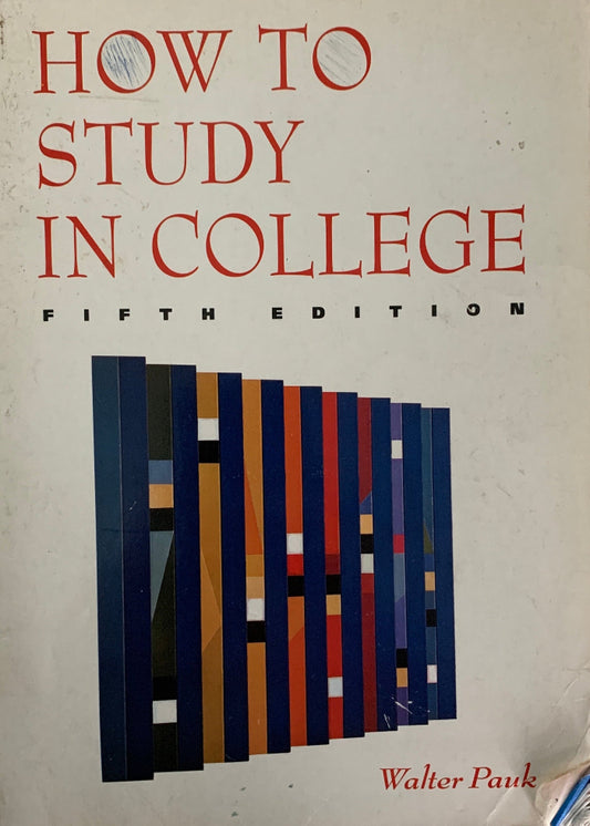 How to study in college book