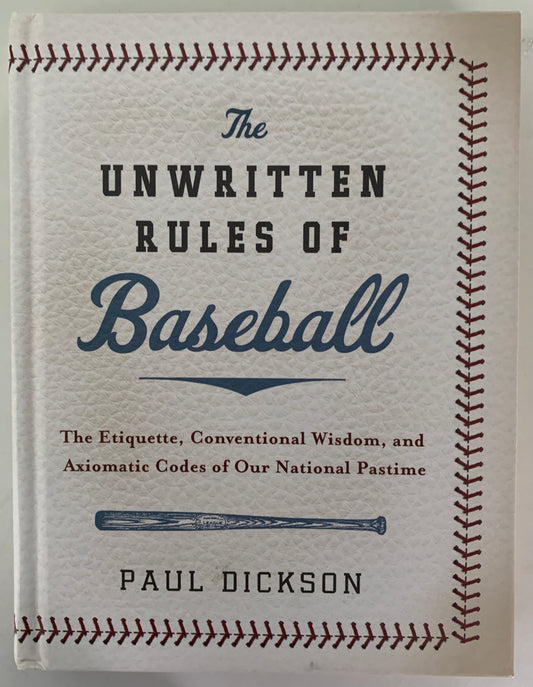 The Unwritten Rules of Baseball