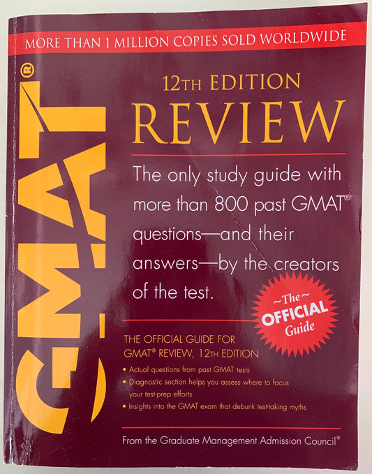 The Official Guide for GMAT Review, 12th Edition